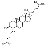 CAS#: 89210-68-4, 4-{[(3beta,8xi,9xi,14xi)-3-Hydroxycholest-5-en-4-yl]amino}butanoic acid