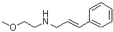CAS 登录号：892569-72-1， (E)-N-(2-甲氧基乙基)-3-苯基-丙-2-烯-1-胺