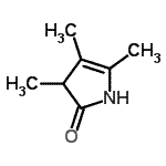 CAS#: 89267-83-4, 3,4,5-Trimethyl-1,3-dihydro-2H-pyrrol-2-one