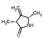 CAS#: 89267-86-7, (3R,5S)-3,5-Dimethyl-4-methylene-2-pyrrolidinone