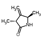 CAS#: 89267-87-8, (3R,5R)-3,5-Dimethyl-4-methylene-2-pyrrolidinone