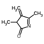 CAS 登录号：89267-98-1， 3,5-二甲基-4-亚甲基-3,4-二氢-2H-吡咯-2-酮