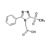 CAS#: 892874-30-5, [3-(Methylsulfonyl)-5-phenyl-4H-1,2,4-triazol-4-yl]acetic acid