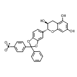 CAS#: 89329-12-4, (2R,3S)-2-[2-(4-Nitrophenyl)-2-phenyl-1,3-benzodioxol-5-yl]-3,5,7-chromanetriol