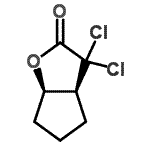 CAS 登录号：89344-94-5， (3aS,6aR)-3,3-二氯六氢-2H-环戊二烯并[b]呋喃-2-酮