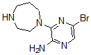 CAS 登录号：893612-22-1， 5-溴-3-(六氢-1H-1,4-二氮杂卓-1-基)-2-吡嗪胺