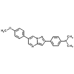 CAS#: 893613-37-1, 4-[6-(4-Methoxyphenyl)pyrazolo[1,5-a]pyrimidin-2-yl]-N,N-dimethylaniline