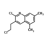 CAS#: 893724-64-6, 2-Chloro-3-(2-chloroethyl)-5,7-dimethylquinoline