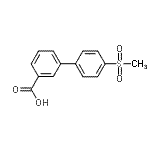 CAS#: 893736-70-4, 4'-(Methylsulfonyl)-3-biphenylcarboxylic acid