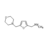 CAS#: 893741-66-7, N-Methyl-1-[5-(4-morpholinylmethyl)-2-furyl]methanamine
