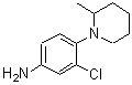 CAS 登录号：893750-67-9， 3-氯-4-(2-甲基-1-哌啶基)苯胺