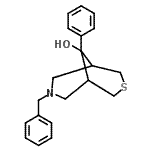 CAS#: 89398-08-3, 7-Benzyl-9-phenyl-3-thia-7-azabicyclo[3.3.1]nonan-9-ol