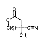 CAS 登录号：89415-74-7， 甲基3-氯-3-氰基丁酸酯