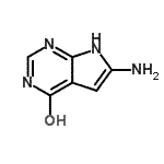 CAS#: 89418-12-2, 6-Amino-1,7-dihydro-4H-pyrrolo[2,3-d]pyrimidin-4-one