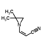 CAS#: 89422-25-3, (2Z)-3-(2,2-Dimethyl-1-aziridinyl)acrylonitrile