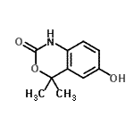 CAS#: 89433-20-5, 6-Hydroxy-4,4-dimethyl-1,4-dihydro-2H-3,1-benzoxazin-2-one