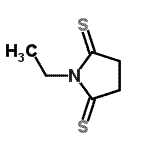 CAS 登录号：89464-69-7， 1-乙基-2,5-吡咯烷二硫酮
