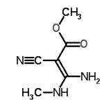 CAS 登录号：89465-03-2， 甲基(2E)-3-氨基-2-氰基-3-(甲基氨基)丙烯酸酯