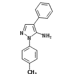 CAS 登录号：895011-47-9， 1-(4-甲基苯基)-4-苯基-1H-吡唑-5-胺