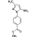 CAS#: 895042-62-3, Methyl 4-(5-amino-3-methyl-1H-pyrazol-1-yl)benzoate