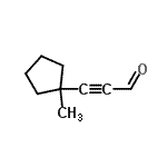 CAS#: 89521-50-6, 3-(1-Methylcyclopentyl)-2-propynal