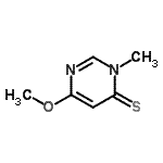 CAS#: 89532-57-0, 6-Methoxy-3-methyl-4(3H)-pyrimidinethione