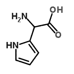 CAS#: 89532-83-2, Amino(1H-pyrrol-2-yl)acetic acid