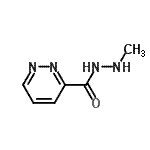 CAS#: 89533-22-2, N'-Methyl-3-pyridazinecarbohydrazide