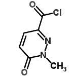 CAS 登录号：89581-57-7， 1-甲基-6-氧代-1,6-二氢-3-哒嗪羰基氯化物