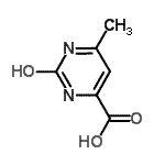 CAS#: 89640-83-5, 6-Methyl-2-oxo-1,2-dihydro-4-pyrimidinecarboxylic acid