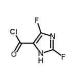 CAS#: 89676-64-2, 2,4-Difluoro-1H-imidazole-5-carbonyl chloride