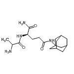 CAS 登录号：89813-21-8， 丙氨酰-N<sup>5</sup>-金刚烷-1-基-D-谷氨二酰胺