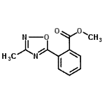 CAS 登录号：898289-14-0， 甲基2-(3-甲基-1,2,4-恶二唑-5-基)苯甲酸酯