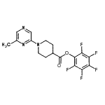CAS 登录号：898289-56-0， 五氟苯基1-(6-甲基-2-吡嗪基)-4-哌啶羧酸酯