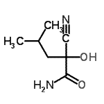 CAS 登录号：89852-05-1， 2-氰基-2-羟基-4-甲基戊烷酰胺
