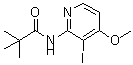 CAS 登录号：898561-62-1， N-(3-碘-4-甲氧基-2-吡啶基)-2,2-二甲基丙酰胺