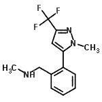 CAS#: 898598-62-4, N-Methyl-1-{2-[1-methyl-3-(trifluoromethyl)-1H-pyrazol-5-yl]phenyl}methanamine