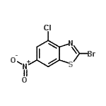CAS#: 898748-60-2, 2-Bromo-4-chloro-6-nitro-1,3-benzothiazole