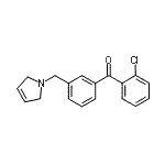 CAS#: 898749-19-4, (2-Chlorophenyl)[3-(2,5-dihydro-1H-pyrrol-1-ylmethyl)phenyl]methanone