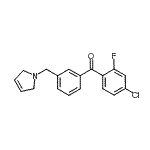 CAS#: 898749-44-5, (4-Chloro-2-fluorophenyl)[3-(2,5-dihydro-1H-pyrrol-1-ylmethyl)phenyl]methanone