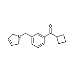 CAS#: 898749-69-4, Cyclobutyl[3-(2,5-dihydro-1H-pyrrol-1-ylmethyl)phenyl]methanone