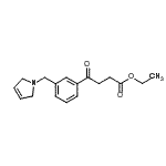 CAS#: 898749-76-3, Ethyl 4-[3-(2,5-dihydro-1H-pyrrol-1-ylmethyl)phenyl]-4-oxobutanoate