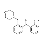 CAS 登录号：898749-87-6， (2-甲基苯基)[2-(4-吗啉基甲基)苯基]甲酮