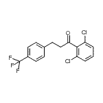 CAS#: 898749-92-3, 1-(2,6-Dichlorophenyl)-3-[4-(trifluoromethyl)phenyl]-1-propanone