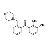 CAS 登录号：898750-44-2， (2,3-二甲基苯基)[2-(4-吗啉基甲基)苯基]甲酮