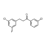 CAS#: 898750-52-2, 3-(3-Chloro-5-fluorophenyl)-1-(3-chlorophenyl)-1-propanone