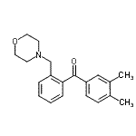 CAS#: 898750-56-6, (3,4-Dimethylphenyl)[2-(4-morpholinylmethyl)phenyl]methanone