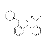 CAS 登录号：898750-77-1， [2-(4-吗啉基甲基)苯基][2-(三氟甲基)苯基]甲酮
