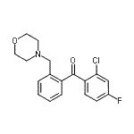 CAS#: 898750-89-5, (2-Chloro-4-fluorophenyl)[2-(4-morpholinylmethyl)phenyl]methanone