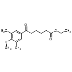 CAS 登录号：898751-06-9， 乙基6-(4-甲氧基-3,5-二甲基苯基)-6-氧代己酸酯
